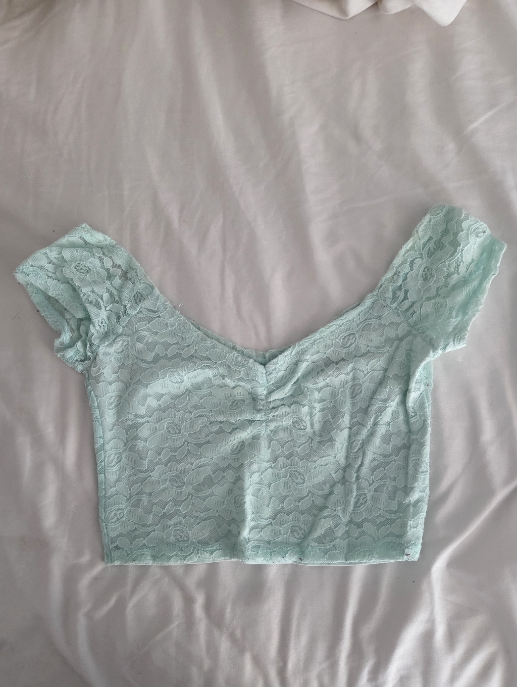 Forever 21 Lace Crop Top, S